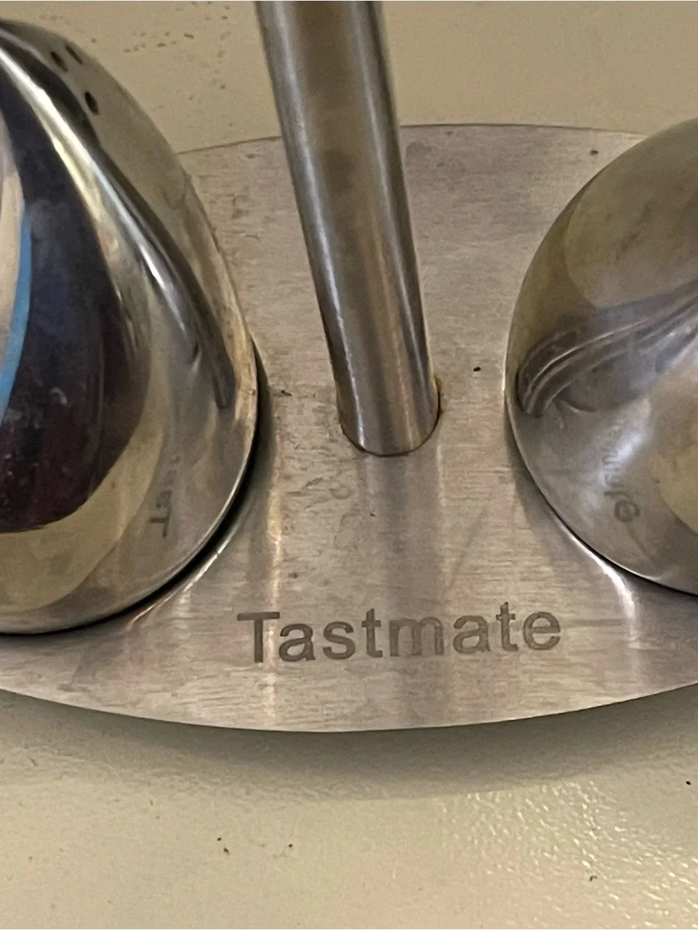 Water Droplet Salt and Pepper Shakers, Silver, Preowned 💧🧂